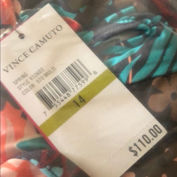 Vince Camuto Lagoon V Neck One Piece Swimsuit - Picture 5 of 5